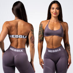 NEBBIA - Sportmelltartó FLOW SEAMLESS 495 (dark grey) (XS) - NEBBIA