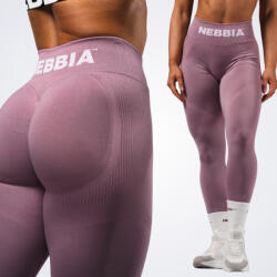 NEBBIA - Fitness leggings extra push-up FLOW SEAMLESS 496 (pink) (L) - NEBBIA