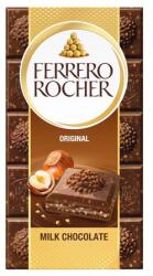 Ferrero Rocher Tejcsokoládé, 90 g, FERRERO ROCHER Prémium , mogyorós töltelékkel (XHU103483) - molnarpapir