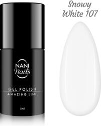 Naní gél lakk Amazing Line 5 ml - Snowy White