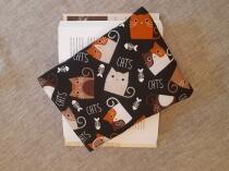  Könyvtok - Cats, vízhatlan könyvtok, vászontásk