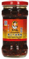 Mae Pranom Three Ting Chili Olaj, 280g (Lao Gan Ma) (6921804700788 5823 42250 07/07/2026 (24db))