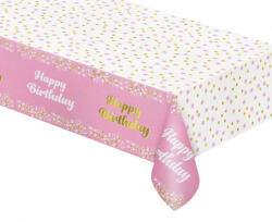 Godan Happy Birthday Light Pink asztalterítő 137x183 cm (MLG173116)