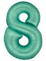 Godan Mint Matt, Menta 8-as szám fólia lufi 76 cm (MLG158632)