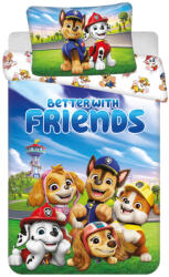 Jerry Fabrics Mancs Őrjárat Better With Friends gyerek, ovis ágyneműhuzat 100×135cm, 40×60 cm (JFK128382) - kidsfashion