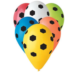 Godan Soccer, Focis léggömb, lufi 5 db-os 12 inch (30 cm) (MLG306194)