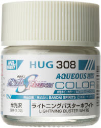 Mr Hobby Aqueous Gundam Color (10ml) Lightning Buster White HUG-308