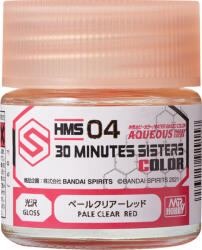 Mr Hobby Aqueous Hobby Color (10 ml) 30 Minutes Sisters Pale Clear Red HMS-04