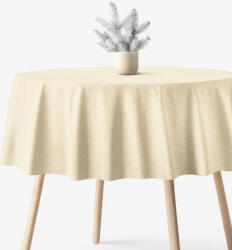 Goldea kör alakú karácsonyi exkluzív terítő - arany csillogású Ø 160 cm