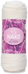 Nako Lidya csillogós fonal 98510 - Ekrü