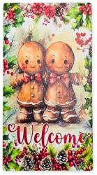  Nyomtatott fa tábla - Welcome mézi akasztós tábla