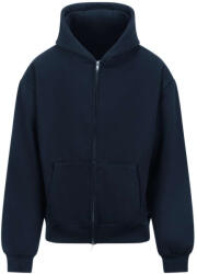 Just Hoods Nagyon vastag, túlméretezett cipzáros-kapucnis pulóver Just Hoods AWJH125, New French Navy-M (awjh125nfrnv-m)