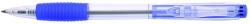 Office Products Pix cu mecanism, rubber grip, varf 0.7mm, Office Products - albastru (OF-17015611-01) - officeclass