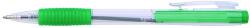 Office Products Pix cu mecanism, rubber grip, varf 0.7mm, Office Products - verde (OF-17015611-02) - officeclass