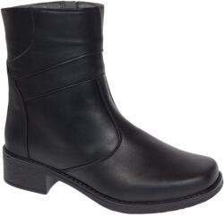 Ellion Ghete dama casual imblanite din piele naturala cu fermoar MVS707N, marimea 40
