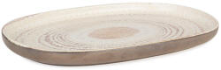 Bizzotto Set 4 platouri piatra alba bronz Braga 32, 5x22, 3x2, 7h (0555326) Tava