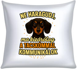  Ne haragudj, ma kizárólag a tacskómmal kommunikálok párna (ma_kizarolag_a_tacskommal_kommunikalok_parna)