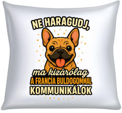  Ne haragudj, ma kizárólag a francia bulldogommal kommunikálok párna (kizarolag_francia_bulldog_kommunikalok_parna)