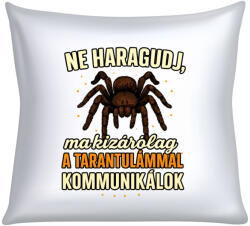  Ne haragudj, ma kizárólag a tarantulámmal kommunikálok párna (ma_kizarolag_a_tarantulammal_kommunikalok_parna)