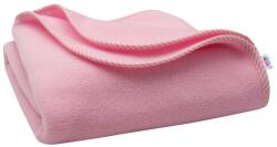 NEW BABY Pătură fleece pentru copii New Baby 100x75 roz Patura