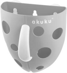 AKUKU Cutia de jucării din plastic pentru baie Akuku, gri