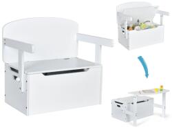 Costway Бюро, пейка и кутия за съхранение 3в1, Costway (HY10270WH)