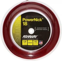 Ashaway Squash húrok Ashaway PowerNick 18 (110 m) - red (ST14390.1)