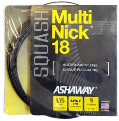 Ashaway Squash húrok Ashaway MultiNick 18 (9 m) - black (SASHMLTNK18BKP)