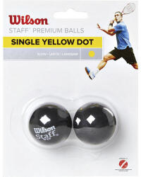 Wilson Squash labda Wilson Staff Single Yellow Dot - 2B (WRT617800)