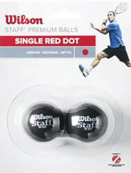 Wilson Squash labda Wilson Staff Single Red Dot - 2B (WRT617700)