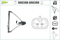 VALEO Mecanism actionare geam VALEO 850358 (850358)