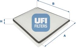 UFI Filtru, aer habitaclu UFI 53.245. 00 (53.245.00)