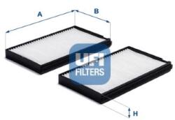 UFI Filtru, aer habitaclu UFI 53.394. 00 (53.394.00)
