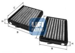 UFI Filtru, aer habitaclu UFI 54.130. 00 (54.130.00)