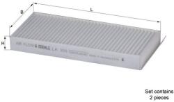 MAHLE Filtru, aer habitaclu MAHLE LA 356/S (LA 356/S)