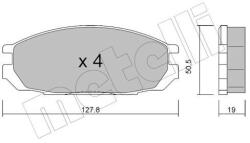 METELLI set placute frana, frana disc METELLI 22-0409-0 (22-0409-0)