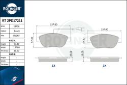 ROTINGER set placute frana, frana disc ROTINGER RT 2PD17211 (RT 2PD17211)