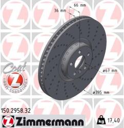 ZIMMERMANN Disc frana ZIMMERMANN FORMULA F 150.2958. 32 (150.2958.32)