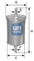 UFI filtru combustibil UFI 31.825. 00 (31.825.00) - automobilus