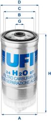 UFI filtru combustibil UFI 24. H2O. 07 (24.H2O.07)