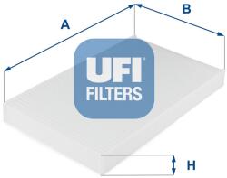 UFI Filtru, aer habitaclu UFI 53.038. 00 (53.038.00)