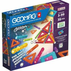 Geomag Geomag Glitter panels 35 bucăți sclipici magnet cuburi de construcție (005353-81974)