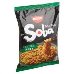 Nissin Soba Teriyaki ízesítésű sült tészta búzalisztből 110 g - csemegeboltom