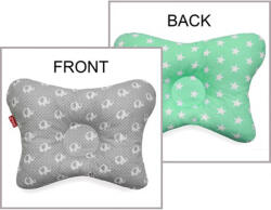 Scamp laposfejűség elleni párna Green Stars Elephants BLP007 - manopalota