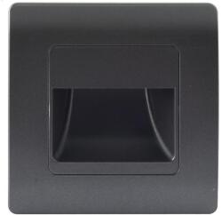 EMITHOR 70438 - LED lépcsővilágítás STEP LIGHT LED/1W/230V 4000K fekete 70438 (70438)