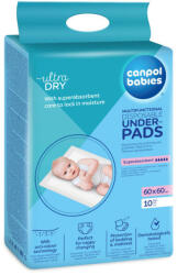Canpol Babies eldobható pelenkázó alátét 60x60 cm - 10 db - pindurka