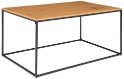 House Nordic Fekete Keretes Tölgy Dohányzóasztal 90 cm