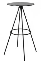 KING HOME LANZA 60 Bárasztal MDF Fekete Modern