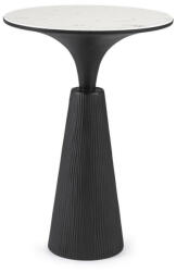 Bizzotto Rondel 51 Márvány Dohányzóasztal Fekete-Fehér