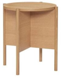 Hübsch Natúr Tölgyfa Kerek Kisasztal